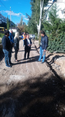 В Казачьей бухте продолжается капитальный ремонт внутридворовых дорог
