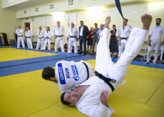Гагаринский муниципалитет помог организовать проведение мастер-класса победителей международных турниров по дзюдо