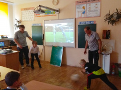 В спортивном классе школы №49 введен урок по теории футбола